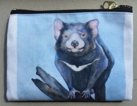 Small 'What the Devil!?' pouch available at Salamanca Market and www.pjpaiintings.com